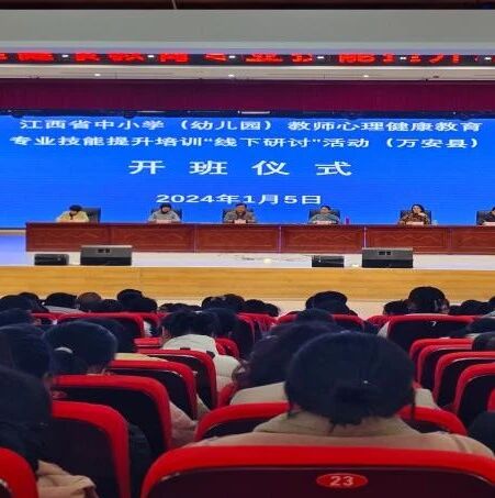 十二万教师培训线下研讨 | 吉安市万安县开展“看向未来，发掘潜能”心理健康教师专业技能提升培训