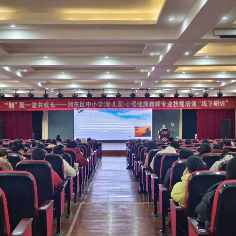 十二万教师培训线下研讨 | 萍乡市湘东区开展“湘聚一堂共成长”心理健康教师专业技能提升培训